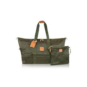 Bric’s X-Bag Large Packable Last-minute Holdall in a Pouch Olive Green