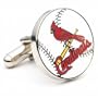 St. Louis Cardinals MLB Logo'd Executive Cufflinks w/Jewelry Box