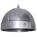 Germanic / Viking Cone Helmet with Spike - Replica Helm Featuring All Metal Construction - Head Armor