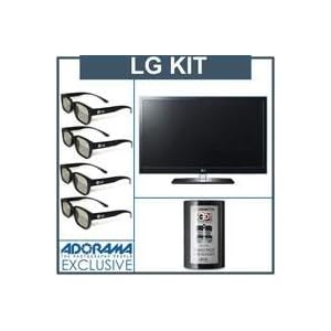LG 65LW6500 65 inch Class 3D LED LCD TV, Full HD 1080p Resolution – Bundle – with LG AG-F216 Cinema 3D Glasses, Family Pack, 6 Pairs