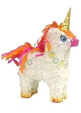 Orange-Pink Unicorn Pinata