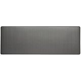 Imprint&reg; Cumulus9 Kitchen Mat Chevron Series Island Area Runner 26 in. x 72 in. x 5/8 in. Steel Grey