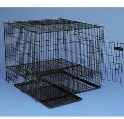 Precision Pet Black Metal Wire Puppy Pen