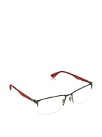 Ray-Ban Montura 0RX63352620 (56 mm) Gris Oscuro / Rojo