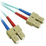 Cables to Go - Patch cable - SC multi-mode (M) - SC multi-mode (M) - 16.4 ft - fiber optic - 50 / 125 micron - aqua
