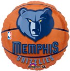 Memphis Grizzlies Basketball - Foil Balloon