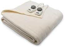 Sunbeam Royal Nights King Heated Blanket, Polyester Blend, Seashell