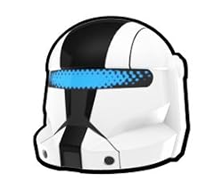 White Commando Skirata Helmet - LEGO Compatible Minifigure Piece