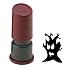Halloween Pre Inked Rubber Stamp - HAUNTED TREE