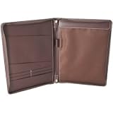 Torino Leather Executive A4 folder in Brown