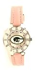 Green Bay Packers Sparkling Pink Band Ladies Watch in Gift Box