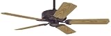 Hunter Ceiling Fans 28464 Bridgeport Fan - New Bronze Outdoor Fan 52 Blade Span