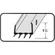 M-D Building Products 06528 U-Shaped Door Bottom with Vinyl Fins