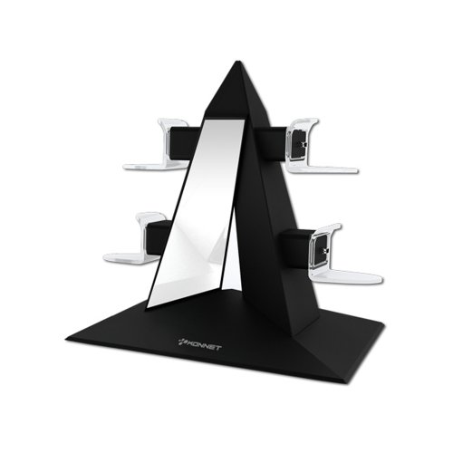 KONNET PS3 Power Pyramid Charger - Charging and Storage Dock for Game Controllers