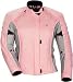 TOURMASTER/CORTECH TRINITY WOMENS MOTORCYCLE JACKET PINK SIZE:XLG