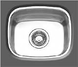 Oliveri 485-U Stainless Steel Bar Sink, Single Basin, Down Undermount