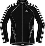 Adidas Damen Windjacke Response 3-Stripes, black/white, 36