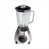 Kalorik BL-16909 500-Watt 2-Speed Countertop Blender with 48-Ounce Glass Jar, Brushed Stainless Steel