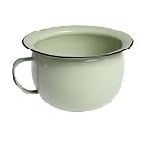 French look green enamel Chamber pot