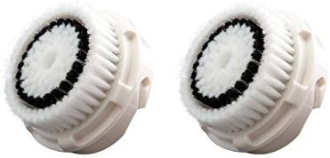 Green Portal® Compatible Replacement Facial Cleansing Brush Heads (2-Pack), designed for Sensitive Skin, fits Mia, Mia2, Mia3 (Aria), SMART Profile, Alpha Fit, Pro, Plus and Radiance Cleansing Systems