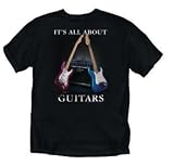 It's All About Guitars Black Adult T-shirt - Large