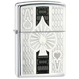 Zippo Ace Lighter High Polish Chrome Finish Stylish Modern Design High Quality Practical