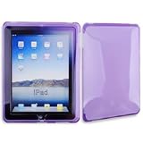 Apple iPad Trans. Dark Purple Hard Case/Cover/Faceplate/Snap On/Housing/Protector