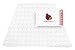 LOUISVILLE CARDINALS OFFICIAL TEAM LOGO FULL SIZE JERSEY SHEET SET