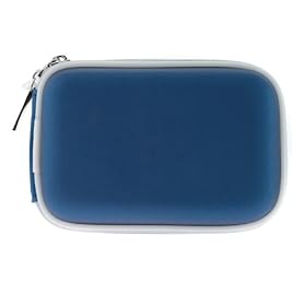 GTMax Premium Digital Camera Zipper Eva Pouch Carrying Case - Blue for Creative HD 3rd Gen Pocket Video Cam, HD 2nd Gen Pocket Video Cam, HD Pocket Video Cam, Pocket Video Cam, Cisco UltraHD 3rd Generation(8GB/2 hr), MinoHD, Mino, UltraHD 4GB/1hr