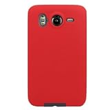 Silicone Skin RED Sleeve Rubber Soft Cover Case for HTC INSPIRE 4G (AT&T) & ....