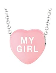Sweethearts Enamel "My Girl" Heart on 16" Necklace with Gift Box