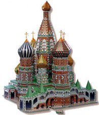 Puzz 3-D St. Basil's Cathedral by Wrebbit 708 pieces
