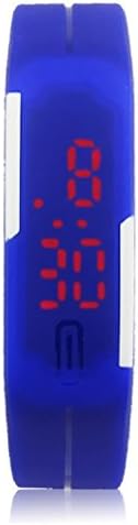 Lond New Ultra Thin Men Sports Digital LED Wrist Watch Blue