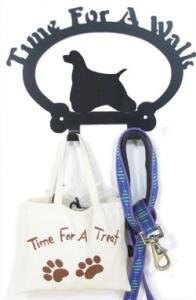 Dog Leash Hook - American Cocker Spaniel (Time for a Walk)