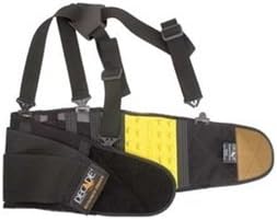 Back Support, Accupressure, Black, L