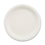 Chinet VESSELCT - Paper Dinnerware, Shallow Plate, 9 Diameter, White, 500 Carton by 