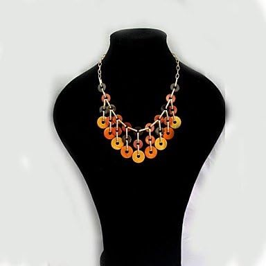 BST Statement Necklaces Bohemia Shell Color Short Necklace