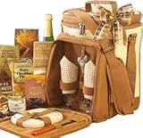 Gourmet To Go Picnic Hamper - Gourmet Food Gift Basket