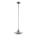 Royce Lighting RP253/1-12 Mini Pendant Brushed Steel with Clear Acrylic