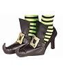 First Fantasies Womens Std (Up To Sz 9)- Funky Witch Shoe Covers