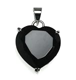 Willowbee Black Heart Onyx Stone Pendant