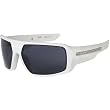 Fox Racing The Study Men's Sportswear Sunglasses w/ Free B&F Heart Sticker Bundle - White/Grey