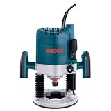 Bosch 1619EVS 15 Amp 3-1/4-Horsepower Variable Speed Plunge Base Router with 1/4-Inch and 1/2-Inch Collets