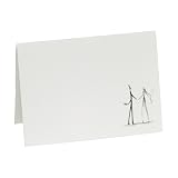 Artistic Bride and Groom Thank-You Cards