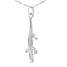 Sterling Silver Mini Movable Aligator Pendant