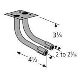 Music City Metals 78802 Black Anodized Steel Twin Venturi Replacement for Select Broil King and Broil King Gas Grill Models