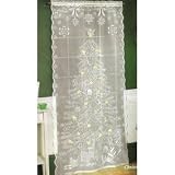 Review Quaker Lace 44421 / Quaker Lace Lighted Christmas Tree Window Panel