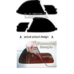 BMW E46 M3 2001 2002 2003 2004 2005 Tail Light Vinyl Film Covers ( GUN SMOKED ) by Lamin-x
