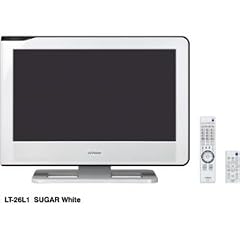 ビクター 26V型 地上・BS・110度CSデジタルハイビジョン液晶テレビSUGAR White（シュガーホワイト）液晶EXE（エグゼ） LT-26L1-W