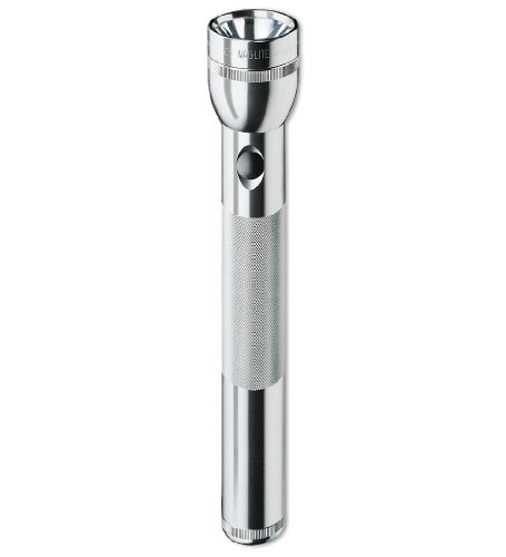 Mag-Lite ST3D106 3-D Cell LED Flashlight, Silver Mag-Lite ST3D106 3-D Cell LED Flashlight, Silver